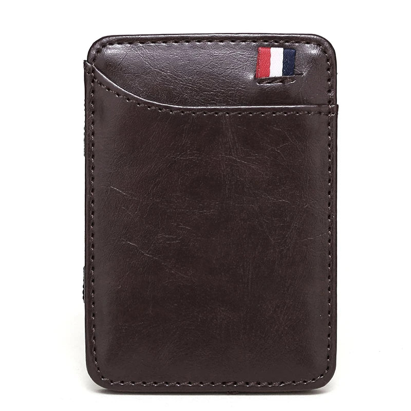 Faux Leather Ultra Slim Wallet