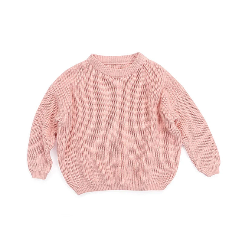 Long Sleeve O-Neck Knitted Sweater
