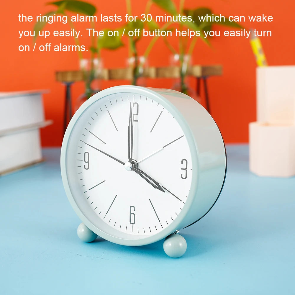 Analog Quartz Alarm Clock