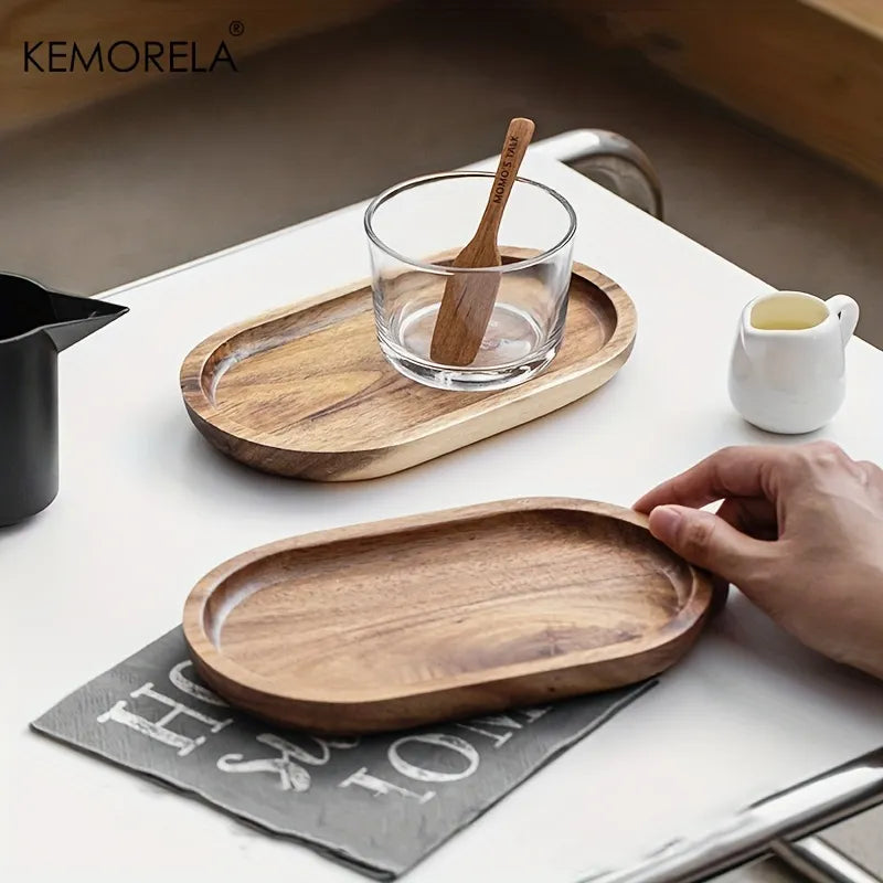Solid Wood Plate - Kemorela 1PCS