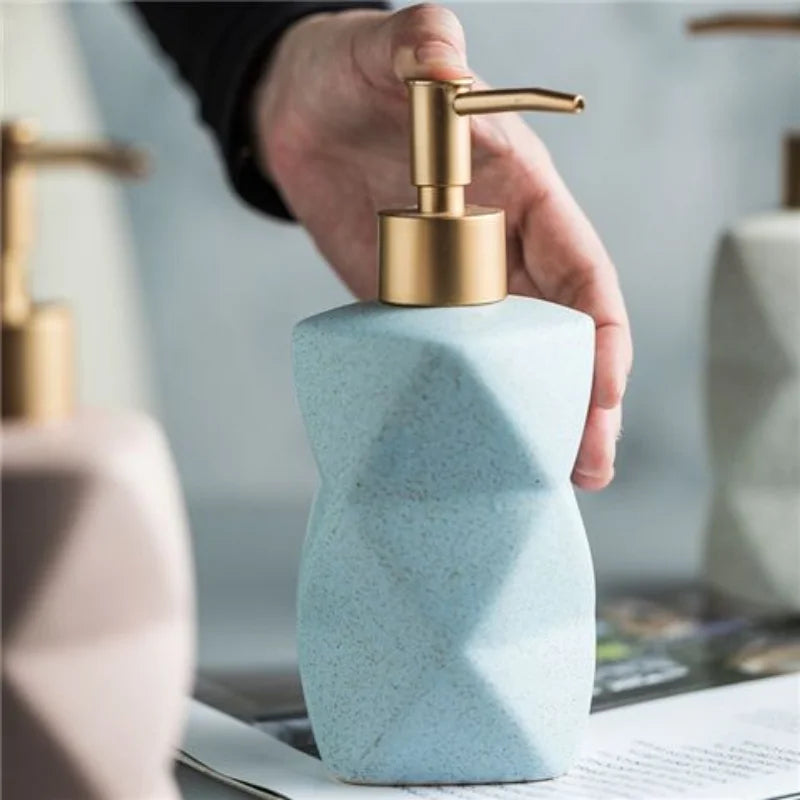 Ceramic Liquid Soap & Lotion Dispenser - 380ml