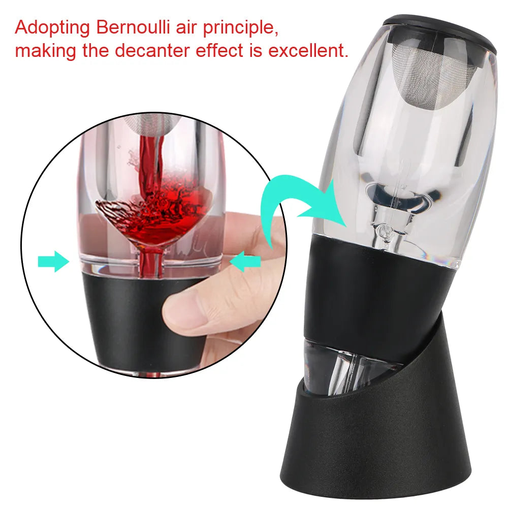 Wine Aerator With Filter and Base