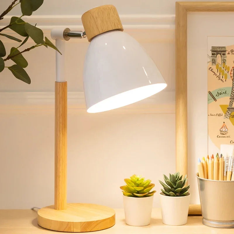 Wooden LED Table Lamp