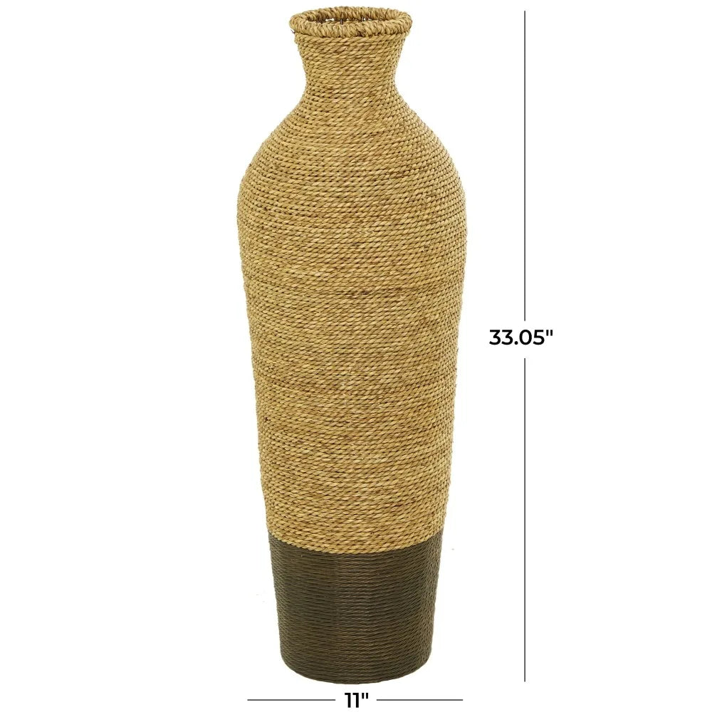 Woven Floor Vase - 33-Inch